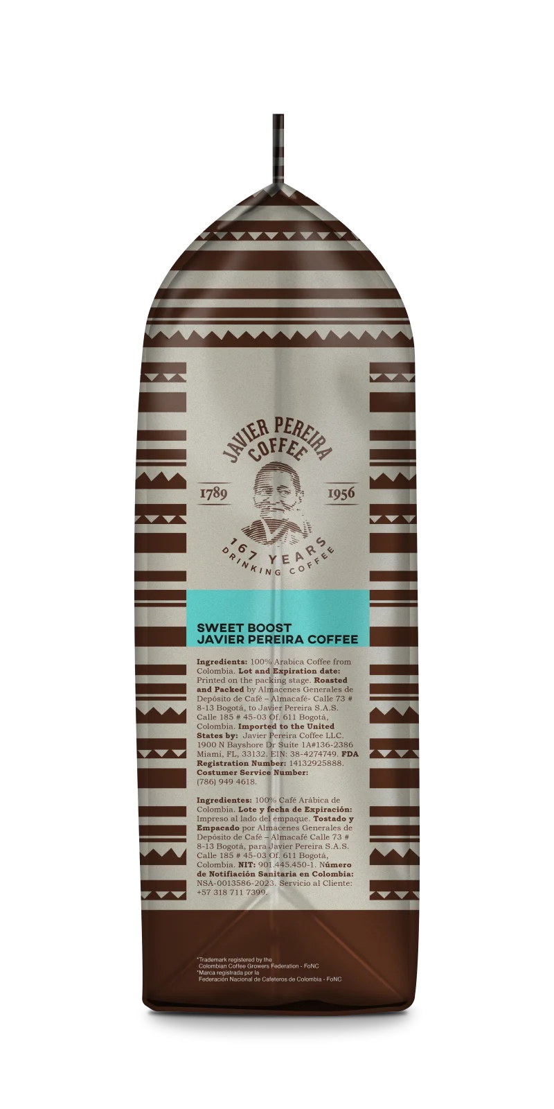 SWEET BOOST · Sweet fruity Colombian coffee