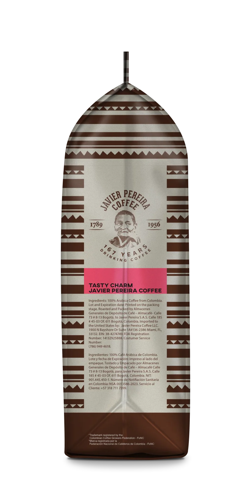 TASTY CHARM · Bright Colombian coffee